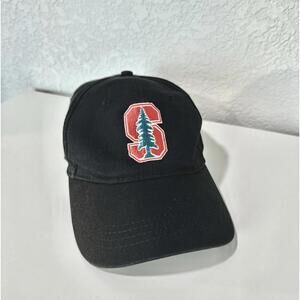 Cap America Stanford Cardianl Baseball Cap Hat Black Hook & Loop Adjustable X300